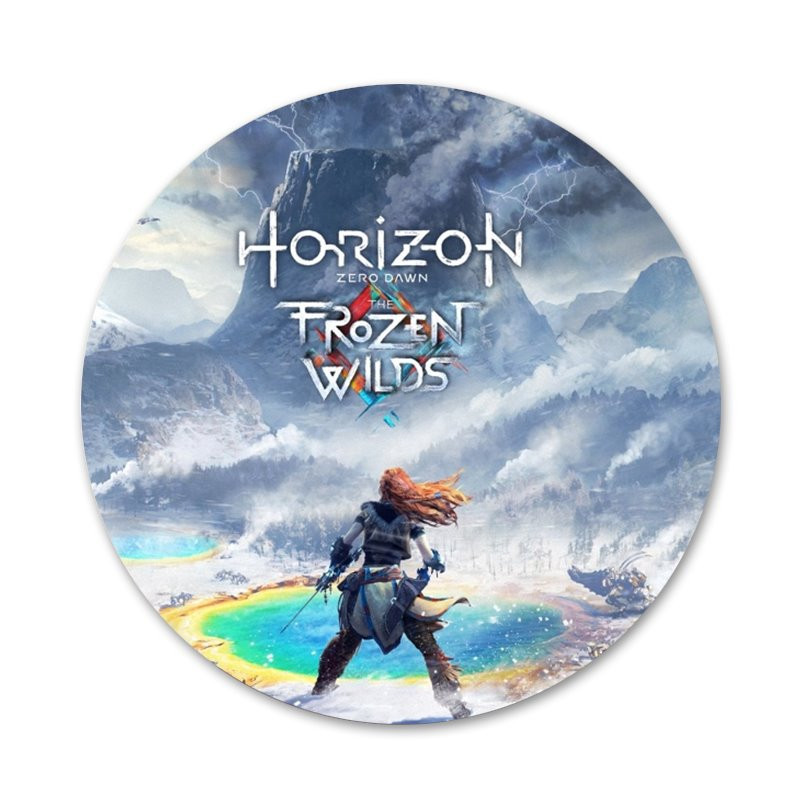 Horizon Zero Dawn Ikone Igle Dekoracija znački Broševi Metalne značke za odjeću Dekoracija ruksaka 58 mm