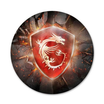 MSI Dragon Logo Badge Brooch Pin Аксесоари за дрехи Раница Декорация подарък