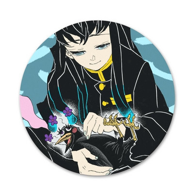 Kimetsu no Yaiba Muichiro Tokito Badge καρφίτσα καρφίτσα Αξεσουάρ για ρούχα Σακίδιο πλάτης Δώρο Δώρο 58mm