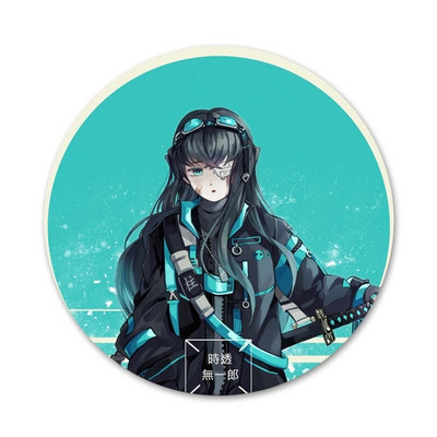 Kimetsu no Yaiba Muichiro Tokito Badge καρφίτσα καρφίτσα Αξεσουάρ για ρούχα Σακίδιο πλάτης Δώρο Δώρο 58mm