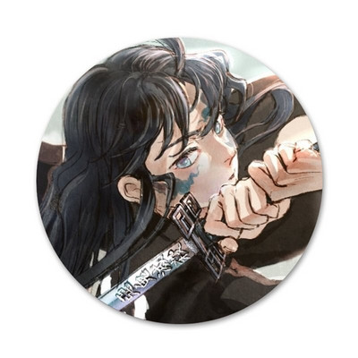 Kimetsu no Yaiba Muichiro Tokito Badge καρφίτσα καρφίτσα Αξεσουάρ για ρούχα Σακίδιο πλάτης Δώρο Δώρο 58mm