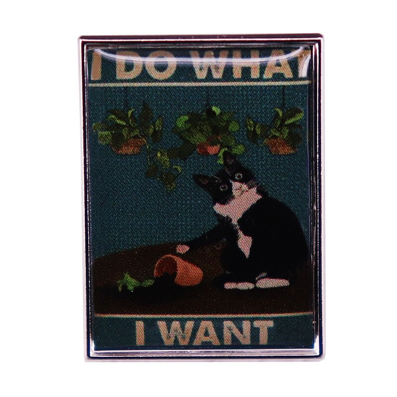 C2833 Emajlirane igle za mačku Značka za mače Prilagođeni broš Torba za odjeću Igla za rever Crtić Životinja Nakit Poklon