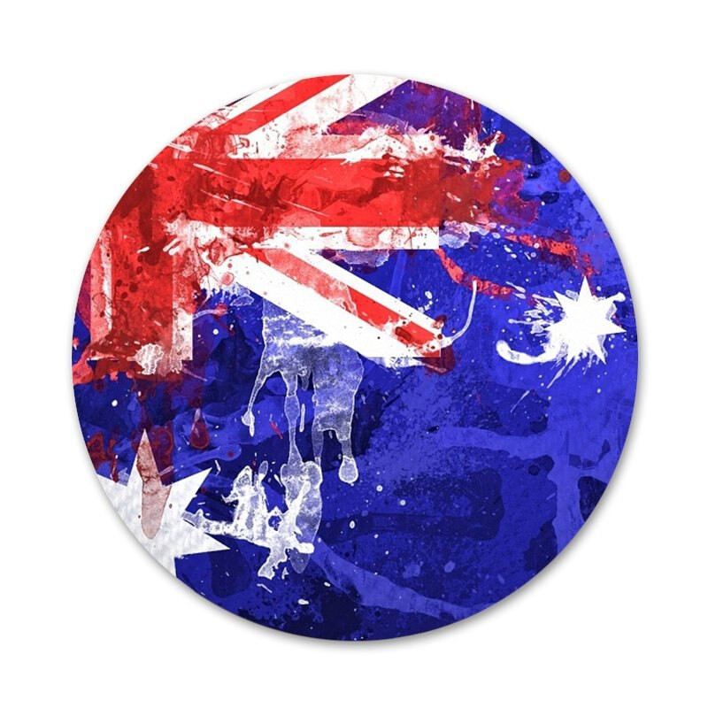 Kolumbija Brazil Argentina Australija Ikone zastave Igle Dekoracija značke Broševi Metalne značke za odjeću Dekoracija ruksaka