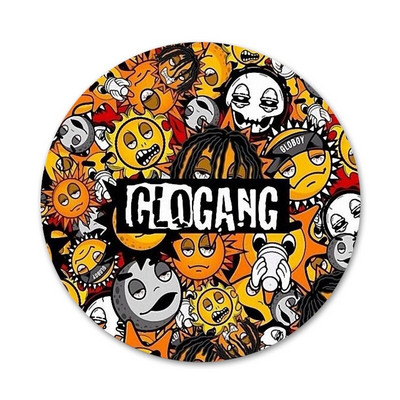 Glo Gang And Chief Keef Νεότερο Super Badge Καρφίτσα Αξεσουάρ για Ρούχα Δώρο Δώρο Σακίδιο πλάτης