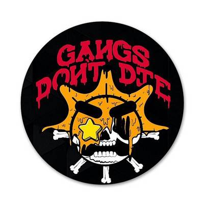 Glo Gang And Chief Keef Νεότερο Super Badge Καρφίτσα Αξεσουάρ για Ρούχα Δώρο Δώρο Σακίδιο πλάτης