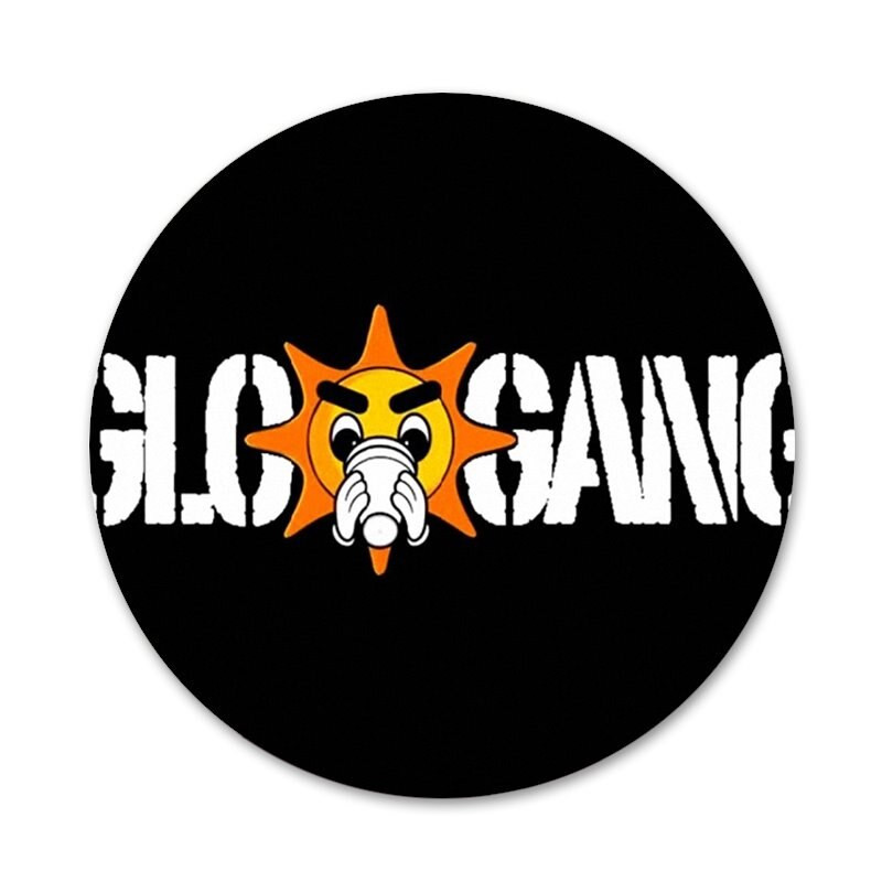 Glo Gang And Chief Keef Νεότερο Super Badge Καρφίτσα Αξεσουάρ για Ρούχα Δώρο Δώρο Σακίδιο πλάτης