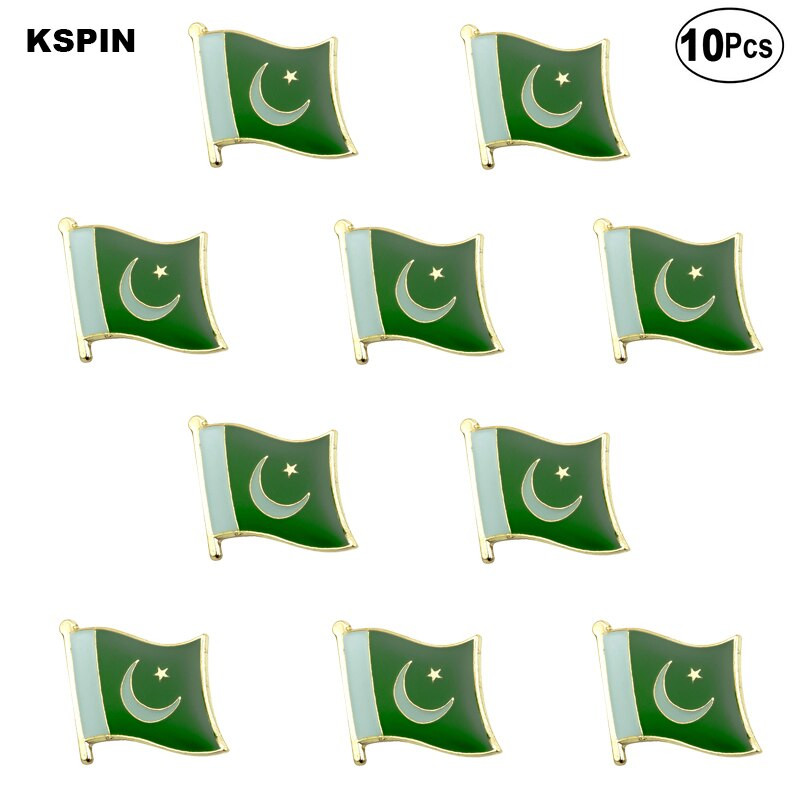 Značka za rever za brazilsku zastavu, značka za broš, značke, 10 kom