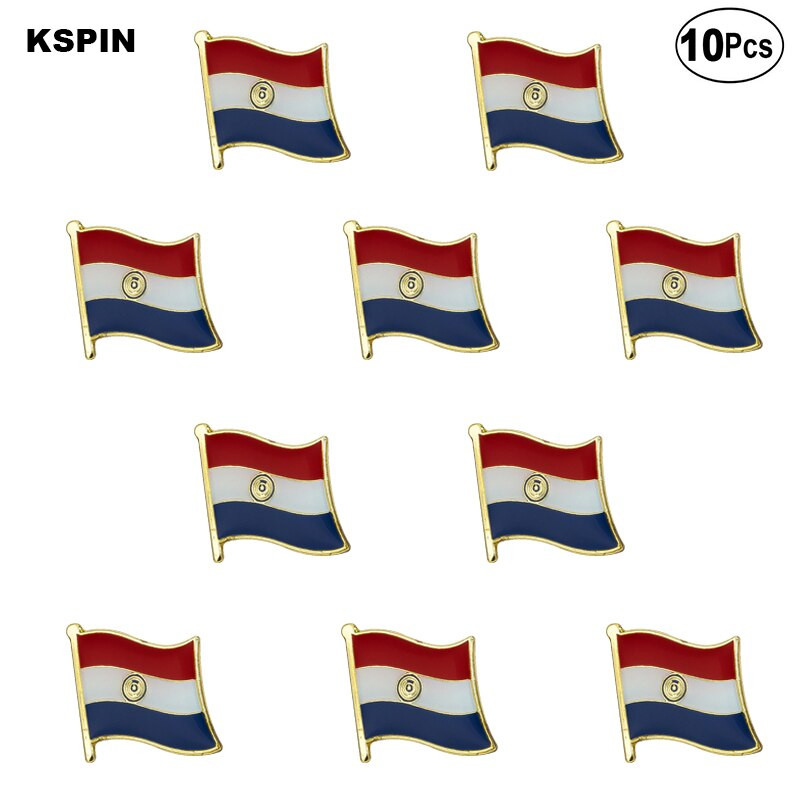 Značka za rever za brazilsku zastavu, značka za broš, značke, 10 kom