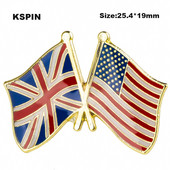 10 bucăți o mulțime din Marea Britanie și SUA insignă metalică ace broșă bijuterii Rozet în insigne pin