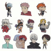 1 tk Loominguline Jaapani kuumavereline nägus animemärk Harajuku akrüülnõelaga pross Kasutage seljakoti lipsu kostüümikollektsiooni kingitus