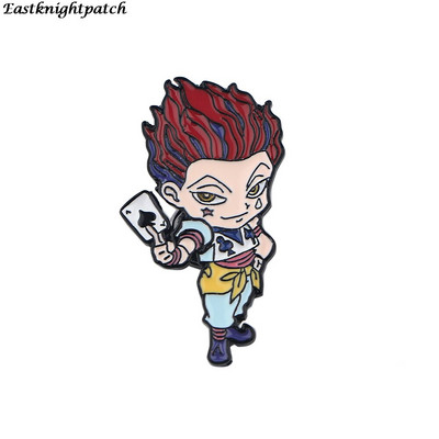 E2985 Smiješne anime metalne igle emajlirani broševi za žene muškarce igla za rever značka za ruksak traper igla