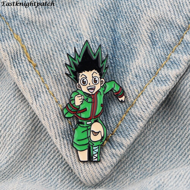 E2985 Smiješne anime metalne igle emajlirani broševi za žene muškarce igla za rever značka za ruksak traper igla