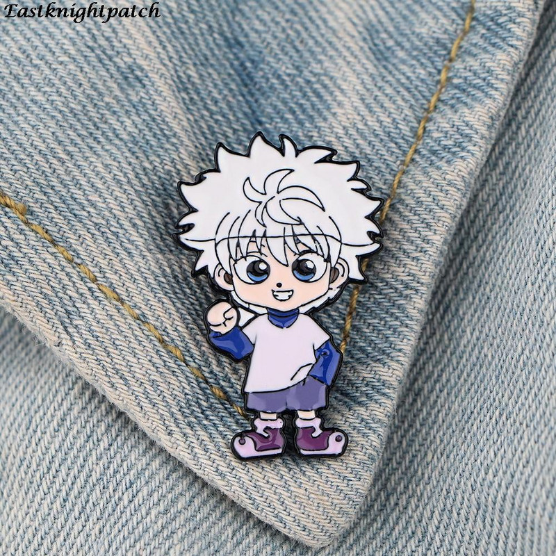 E2985 Smiješne anime metalne igle emajlirani broševi za žene muškarce igla za rever značka za ruksak traper igla