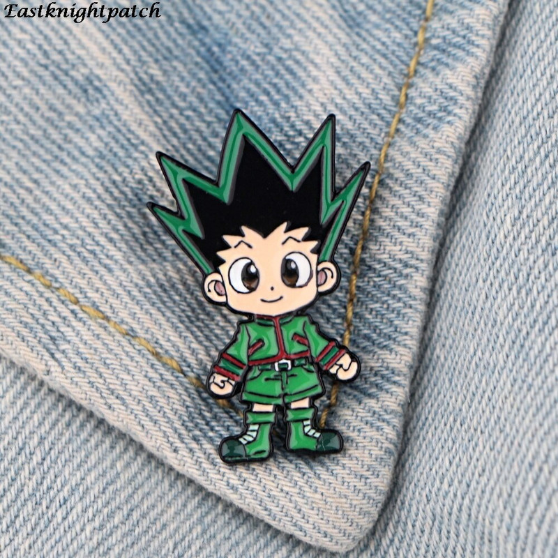 E2985 Smiješne anime metalne igle emajlirani broševi za žene muškarce igla za rever značka za ruksak traper igla