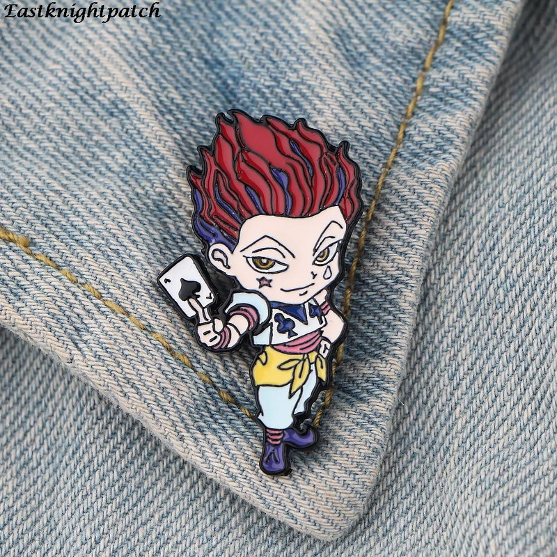 E2985 Smiješne anime metalne igle emajlirani broševi za žene muškarce igla za rever značka za ruksak traper igla