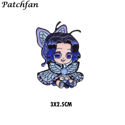 AD062 Patchfan Anime Metallist emailiga nööpnõelaga kaelarihm Naljakas märk Reväär Pross Särk Ehted Lastele Kingitus