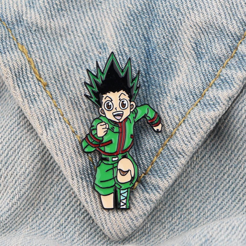 E3716 Japanski anime Stalni lovac Značke Manga Emajl Igle Broš za odjeću Igle za revere Nakit Pokloni Ruksak Dodaci