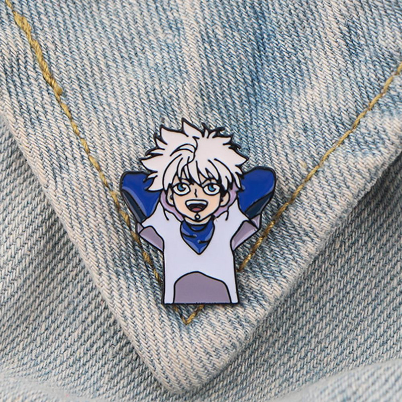 E3716 Japanski anime Stalni lovac Značke Manga Emajl Igle Broš za odjeću Igle za revere Nakit Pokloni Ruksak Dodaci