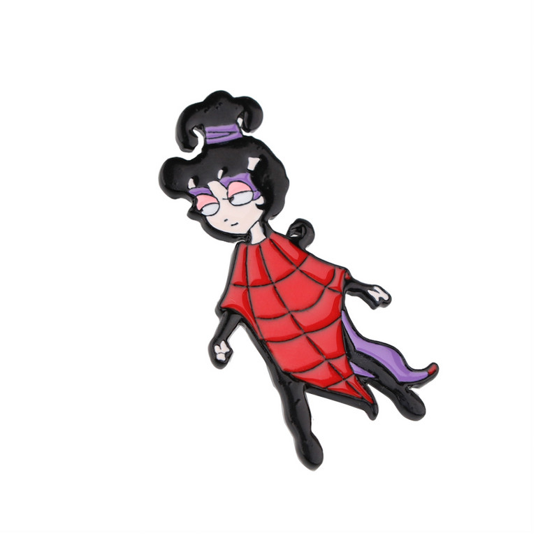 AD648 Patchfan Horror Moive Naljakad nööpnõelad Pross Metallist märk seljakoti jaoks Riided Särgikrae emailnõel Lehvikud Kingitused naistele Mehed