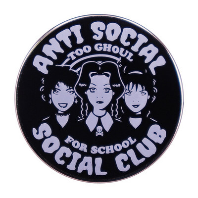 AD1736 Horor Film Emajl Broš za igle za šešire Metalni ženski broševi na odjeći Značka za ruksak Nakit Dodaci