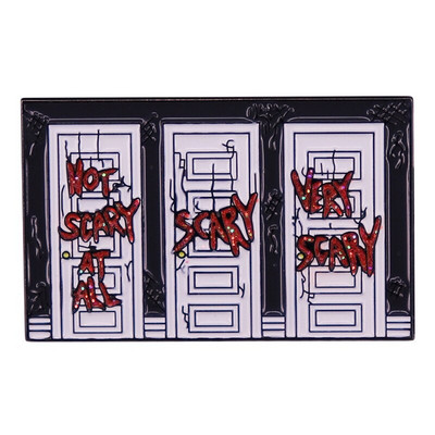 AD1736 Horor Film Emajl Broš za igle za šešire Metalni ženski broševi na odjeći Značka za ruksak Nakit Dodaci