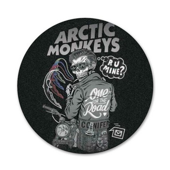 Arctic monkey Εικονίδια ποπ μουσικής Καρφίτσες Διακοσμητικό σήμα Καρφίτσες Μεταλλικές κονκάρδες για ρούχα Διακόσμηση σακιδίου πλάτης 58mm