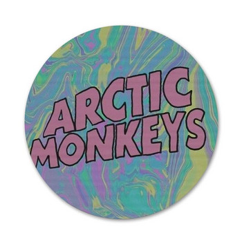 Arctic monkey Поп музика Икони Щифтове Декорация на значки Брошки Метални значки за дрехи Декорация на раница 58 мм