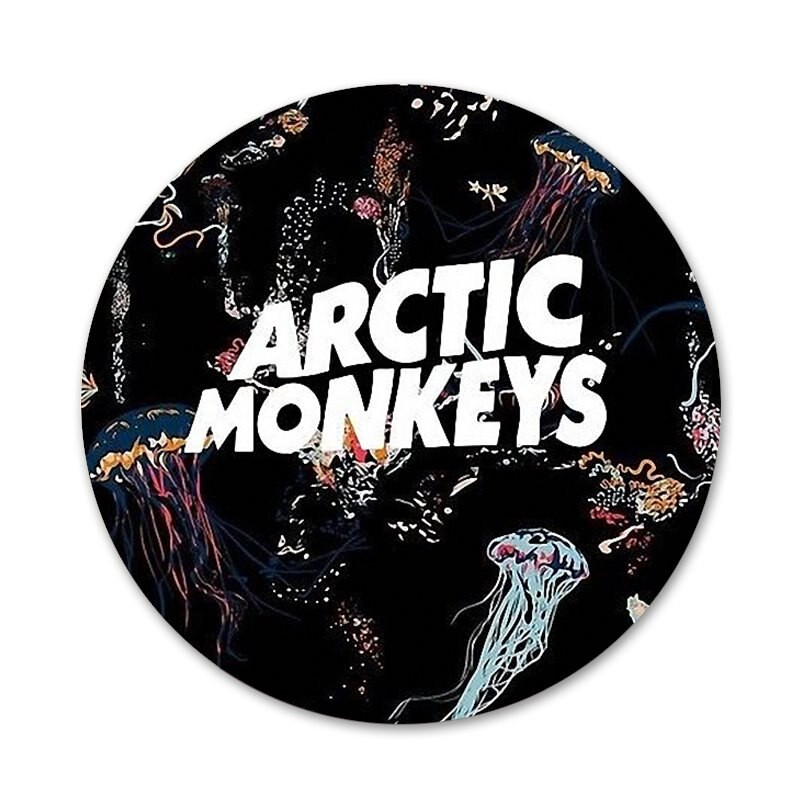 Arctic monkey Pop glazba Ikone Igle Dekoracija značke Broševi Metalne značke Za odjeću Dekoracija ruksaka 58 mm