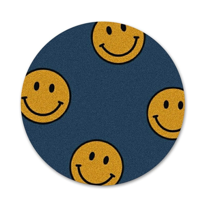 Kurb rõõmus nägu Ikoonid Nõelad Märgi kaunistus Prossid Metallist rinnamärgid riiete jaoks Seljakoti kaunistus 58mm