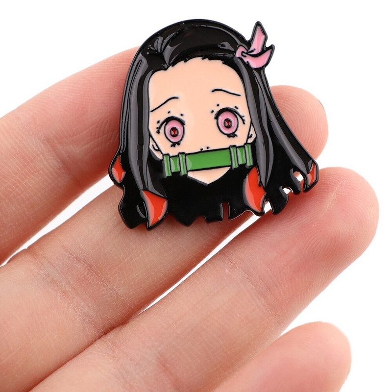 E3787 Kimetsu No Yaiba Fight Against Depression Σήμα καρφίτσας σμάλτου Διακοσμητικά σήματα Καρφίτσες για πέτο Αξεσουάρ για σακίδιο πλάτης καρφίτσας Anime