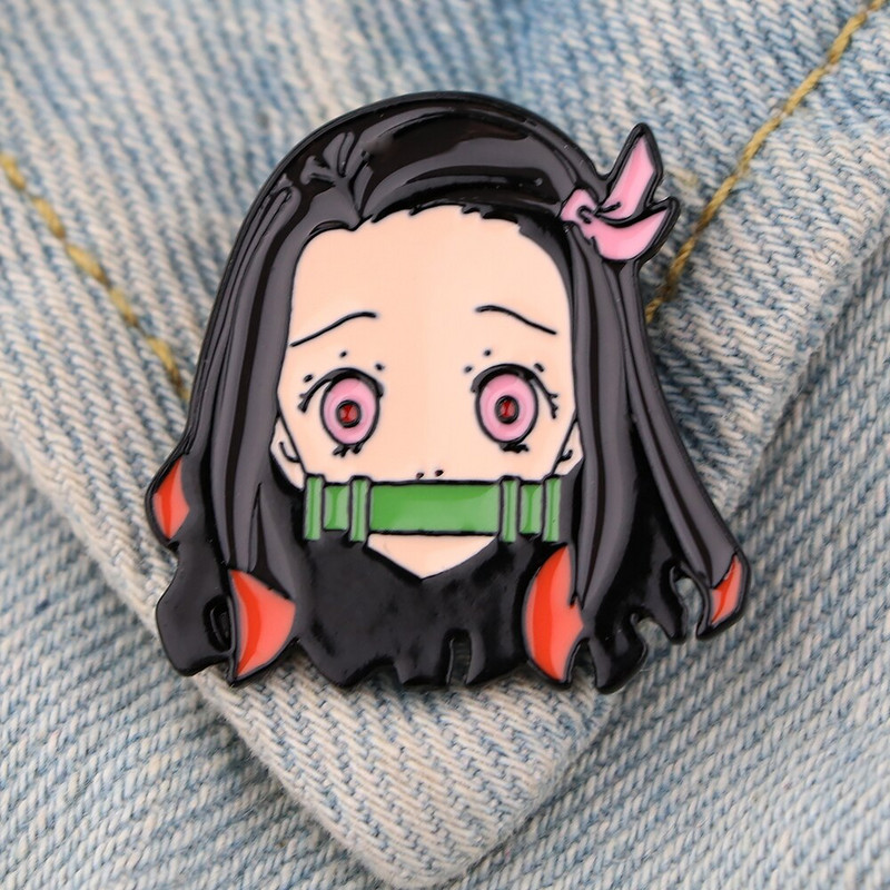 E3787 Kimetsu No Yaiba Fight Against Depression Σήμα καρφίτσας σμάλτου Διακοσμητικά σήματα Καρφίτσες για πέτο Αξεσουάρ για σακίδιο πλάτης καρφίτσας Anime