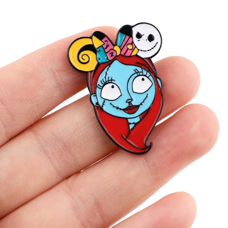 AD1301 Noć vještica, božićne emajlirane značke na ruksaku Anime broš Manga igle za revere Nakit Dodaci Poklon Dekoracija