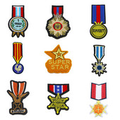 2 buc Broderie Cusut Calcat Lipici Hot Military Oficial BADGE PATCH Patch Dungi Imbracaminte Geanta Tricou Palarie Pantofi Rucsac DIY