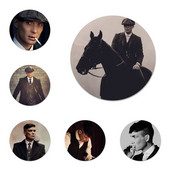 Nauji atvykę Peaky Blinders Thomas Shelby Ženkliukas Sagės Smeigtukai Priedai drabužiams Kuprinės papuošimo dovana