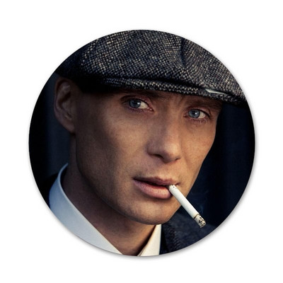 Nauji atvykę Peaky Blinders Thomas Shelby Ženkliukas Sagės Smeigtukai Priedai drabužiams Kuprinės papuošimo dovana