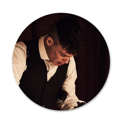 Nauji atvykę Peaky Blinders Thomas Shelby Ženkliukas Sagės Smeigtukai Priedai drabužiams Kuprinės papuošimo dovana