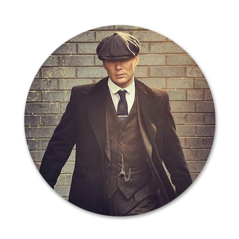 Nauji atvykę Peaky Blinders Thomas Shelby Ženkliukas Sagės Smeigtukai Priedai drabužiams Kuprinės papuošimo dovana
