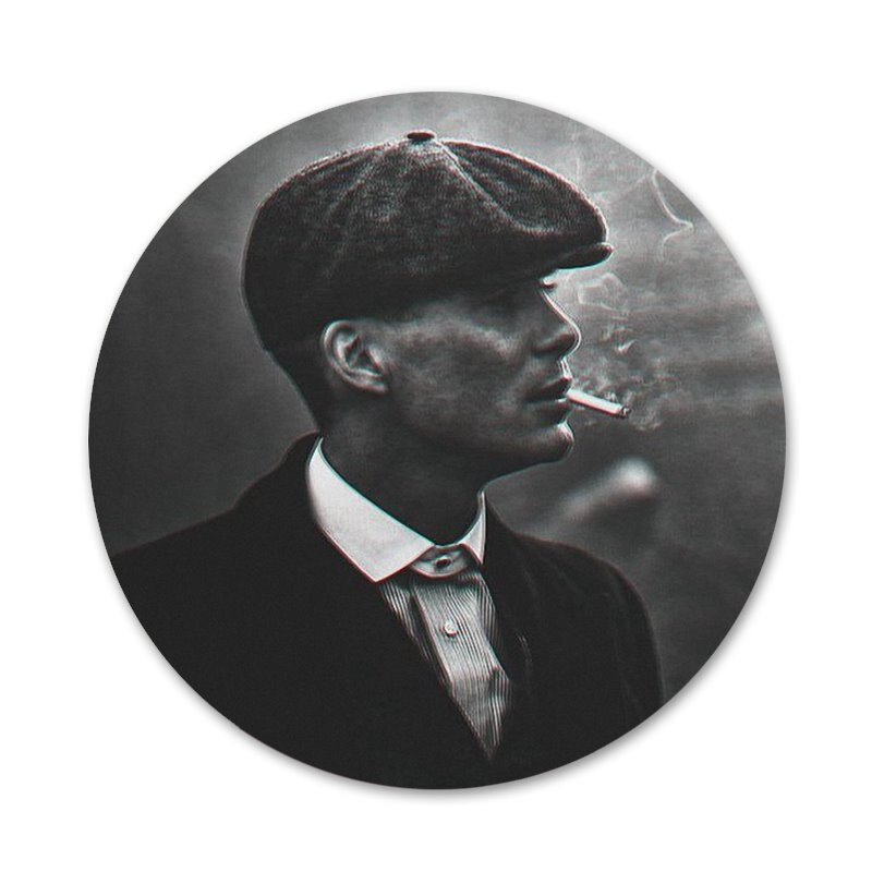 Nauji atvykę Peaky Blinders Thomas Shelby Ženkliukas Sagės Smeigtukai Priedai drabužiams Kuprinės papuošimo dovana