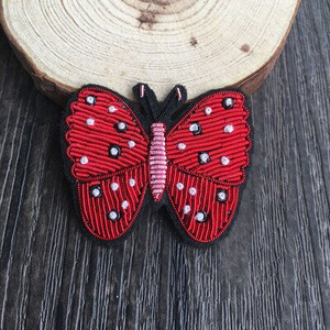 Posebna ponuda Ručni vez FashionCrab / leptir / šešir Značka za DIY torba kaput cipele broš broš