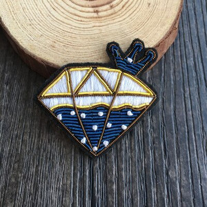 Posebna ponuda Ručni vez FashionCrab / leptir / šešir Značka za DIY torba kaput cipele broš broš