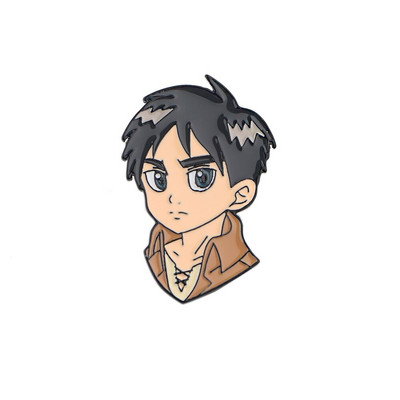 AD1134 Patchfan Anime Demon Slayer Couple Μεταλλικές καρφίτσες Καρφίτσες από σμάλτο για γυναίκες Ανδρικές καρφίτσες με πέτο σακίδιο σακίδιο τζιν καρφίτσα