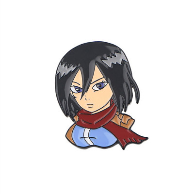 AD1134 Patchfan Anime Demon Slayer Couple Μεταλλικές καρφίτσες Καρφίτσες από σμάλτο για γυναίκες Ανδρικές καρφίτσες με πέτο σακίδιο σακίδιο τζιν καρφίτσα