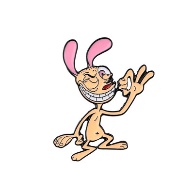 AD1134 Patchfan Anime Demon Slayer Couple Μεταλλικές καρφίτσες Καρφίτσες από σμάλτο για γυναίκες Ανδρικές καρφίτσες με πέτο σακίδιο σακίδιο τζιν καρφίτσα