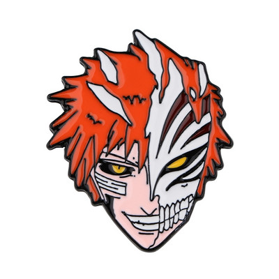 AD1134 Patchfan Anime Demon Slayer Couple Μεταλλικές καρφίτσες Καρφίτσες από σμάλτο για γυναίκες Ανδρικές καρφίτσες με πέτο σακίδιο σακίδιο τζιν καρφίτσα