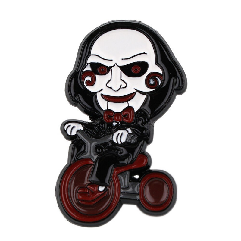 AD1134 Patchfan Anime Demon Slayer Couple Μεταλλικές καρφίτσες Καρφίτσες από σμάλτο για γυναίκες Ανδρικές καρφίτσες με πέτο σακίδιο σακίδιο τζιν καρφίτσα