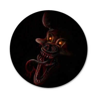 58 mm Smiješne Fnaf plišane lisice ikone Igle Dekoracija znački Broševi Metalne značke za odjeću Dekoracija ruksaka