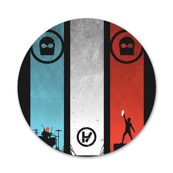 Twenty One Pilots 21 Pilots Badge καρφίτσα καρφίτσα Αξεσουάρ για ρούχα Δώρο διακόσμηση σακιδίου πλάτης