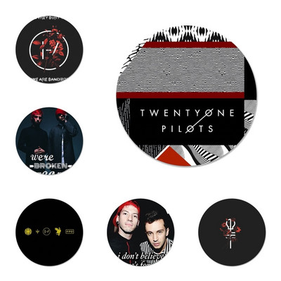 Twenty One Pilots 21 Pilots Badge καρφίτσα καρφίτσα Αξεσουάρ για ρούχα Δώρο διακόσμηση σακιδίου πλάτης