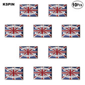 10 bucăți mult Dumnezeu, același regele, broșe pentru steagul pentru rever, insignă pentru steagul, broșă, ace, insigne