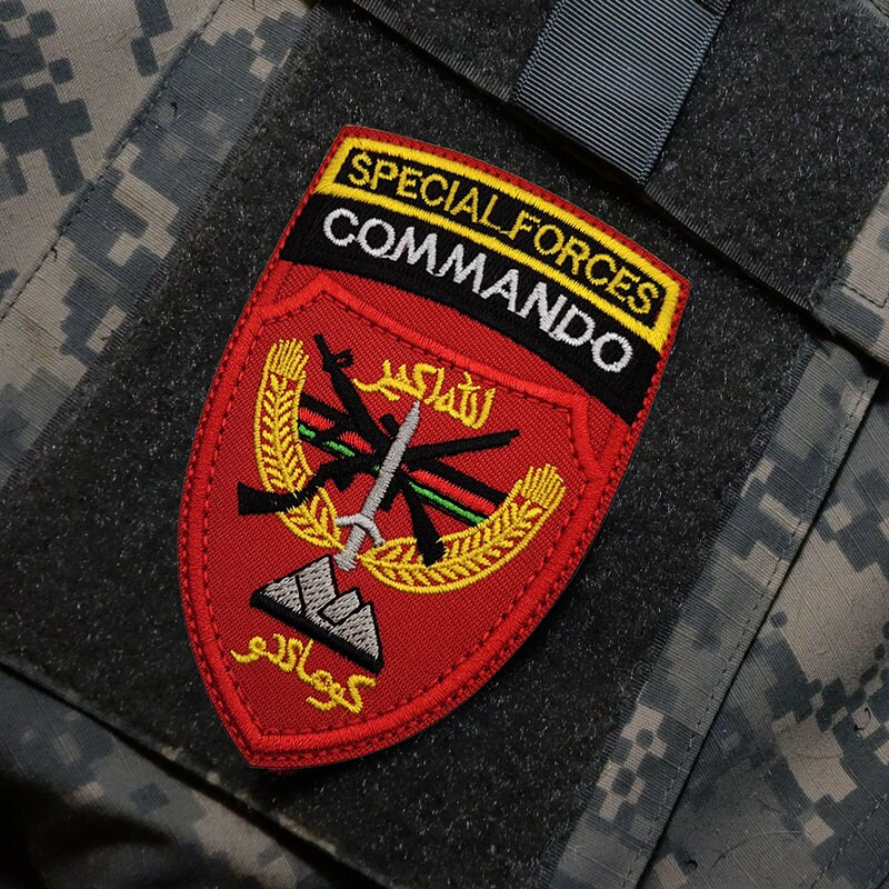 1 tk 3D tikandid Afganistani USA erikomando plaaster sõjalise lahingu taktikaline märk seljakott, müts, aplikatsioon, rõivakaunistus isetegemine